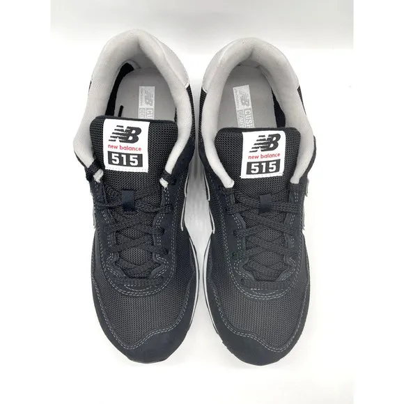 New Balance 515 V3 Men's Casual Lifestyle Shoe Black Marblehead White US Size 10