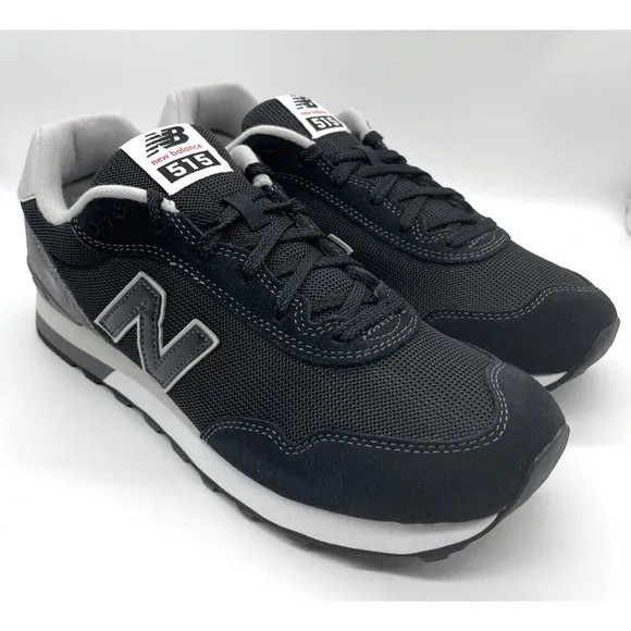 New Balance 515 V3 Men's Casual Lifestyle Shoe Black Marblehead White US Size 10