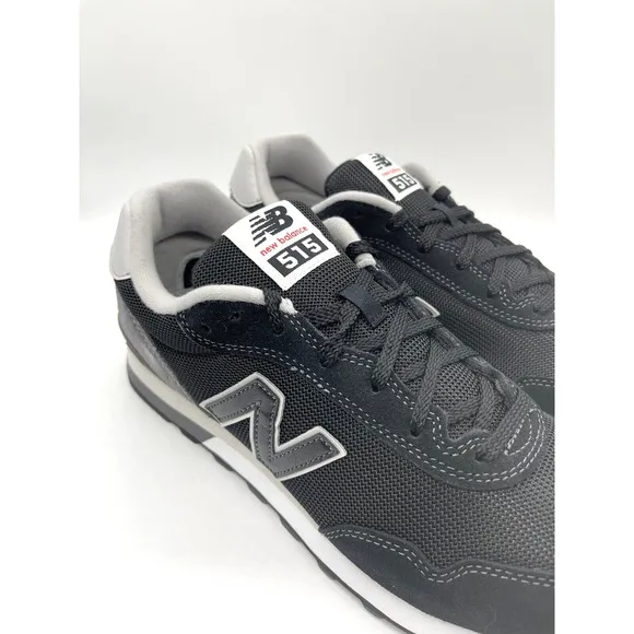 New Balance 515 V3 Men's Casual Lifestyle Shoe Black Marblehead White US Size 10