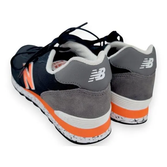 New Balance 515 v3 Sneakers Mens 8 Navy Blue Orange Athletic Retro Running Shoes