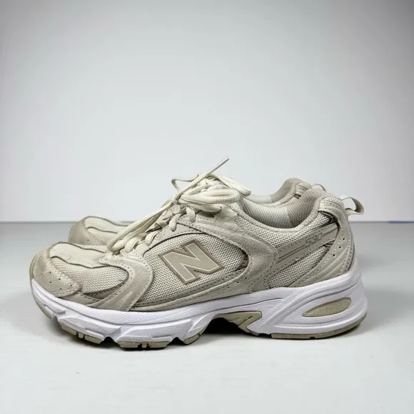New Balance 530 Sea Salt, Moonbeam &amp; Timber Running Sneakers W Sz 8