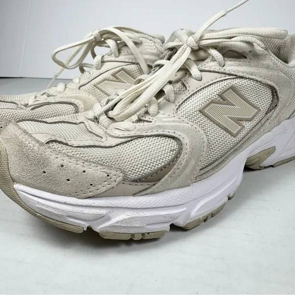 New Balance 530 Sea Salt, Moonbeam &amp; Timber Running Sneakers W Sz 8