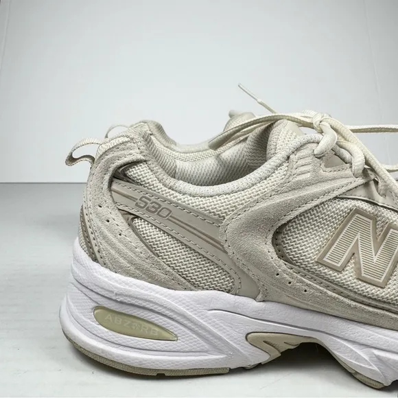 New Balance 530 Sea Salt, Moonbeam &amp; Timber Running Sneakers W Sz 8