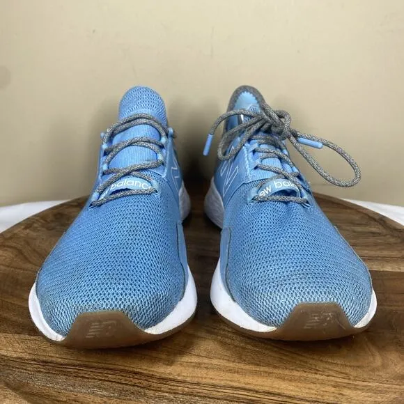 New Balance Fresh Foam Roav V1 Womens Light Blue Gray Size 12 D Running Shoes