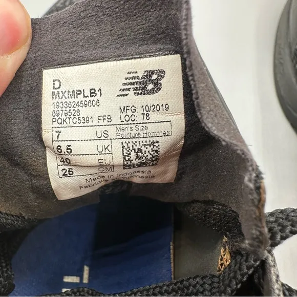 New Balance Men’s Size 7 Minimus Prevail Trainer Sneakers