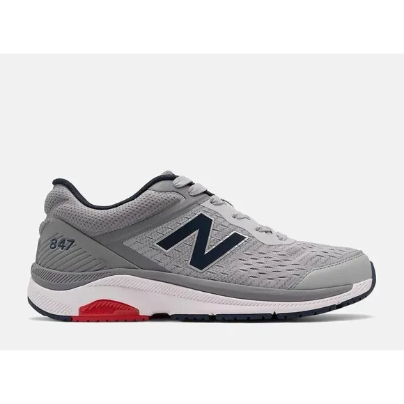 NEW BALANCE Men’s Wide Fit Walking Sneakers Size 14 Gray Gym Running MW847LG4