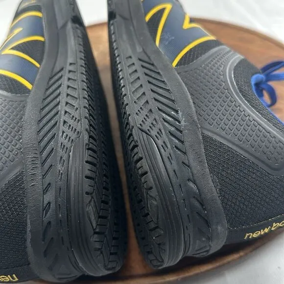 New Balance Shoes Mens 13 D Evolve Alloy Black Blue Yellow Sneaker Toe Protect