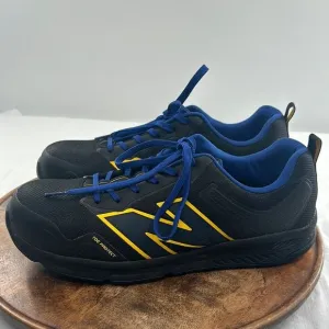 New Balance Shoes Mens 13 D Evolve Alloy Black Blue Yellow Sneaker Toe Protect