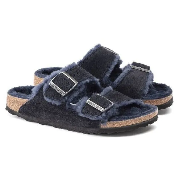 New BIRKENSTOCK Arizona ShearlingSuede Leather size EU38
