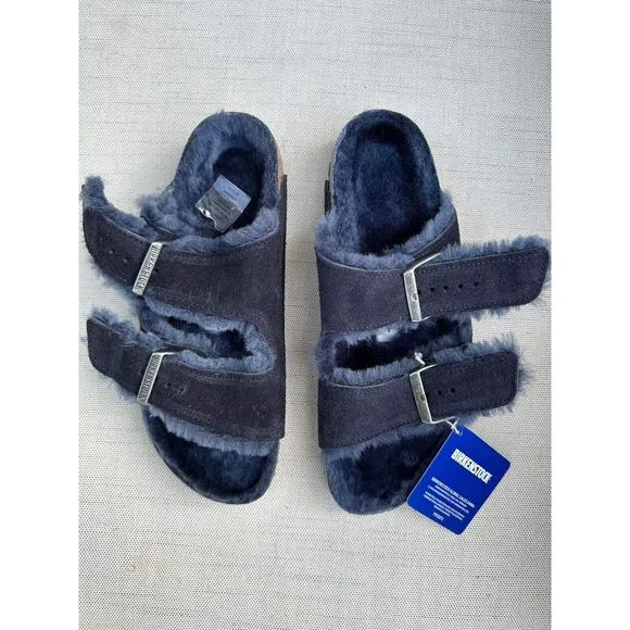 New BIRKENSTOCK Arizona ShearlingSuede Leather size EU38