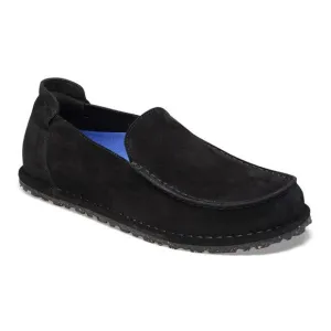 New Birkenstock Mens Utti Slip On Suede Moccasin Black 39