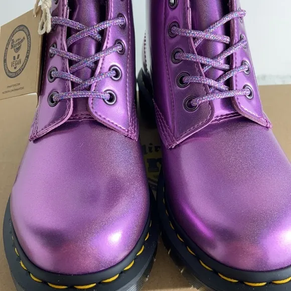NEW| Dr. Martens 1460 Pascal Prism Vegan Ankle  Combat Streetwear Boots