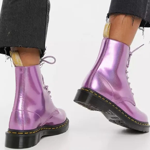 NEW| Dr. Martens 1460 Pascal Prism Vegan Ankle  Combat Streetwear Boots