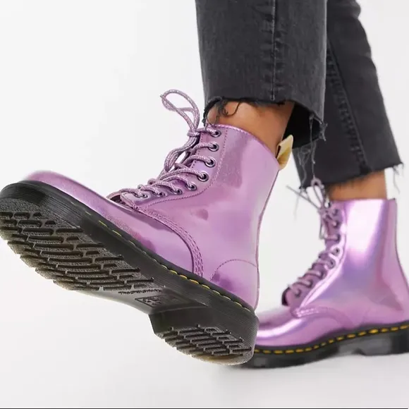 NEW| Dr. Martens 1460 Pascal Prism Vegan Ankle  Combat Streetwear Boots