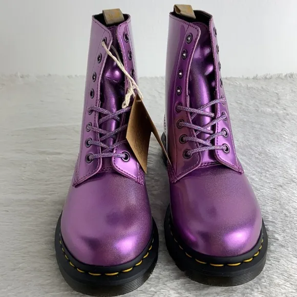 NEW| Dr. Martens 1460 Pascal Prism Vegan Ankle  Combat Streetwear Boots