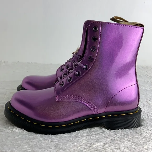 NEW| Dr. Martens 1460 Pascal Prism Vegan Ankle  Combat Streetwear Boots