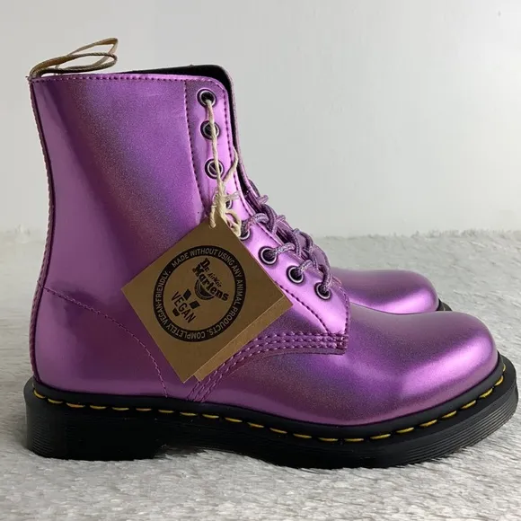 NEW| Dr. Martens 1460 Pascal Prism Vegan Ankle  Combat Streetwear Boots