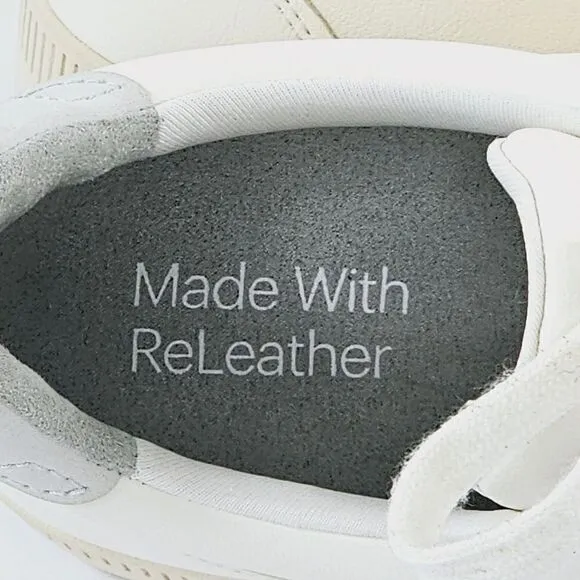 New! Everlane The ReLeather Court Sneaker Unisex Leather Shoes Off White