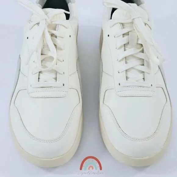 New! Everlane The ReLeather Court Sneaker Unisex Leather Shoes Off White