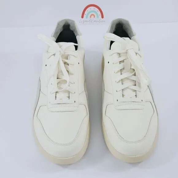 New! Everlane The ReLeather Court Sneaker Unisex Leather Shoes Off White