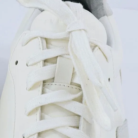 New! Everlane The ReLeather Court Sneaker Unisex Leather Shoes Off White