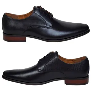 New Florsheim Size 11D Postino plain toe leather oxford shoes black lace career