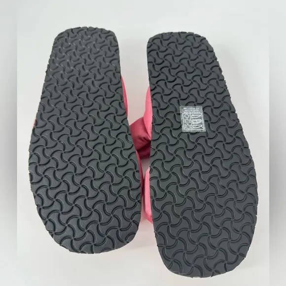 New Free People Fairmont Leather Sandals Watermelon