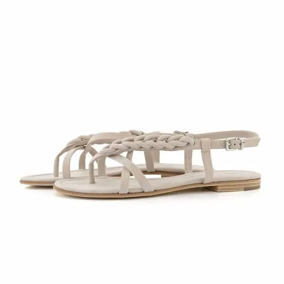 NEW KENNEL &amp; SCHMENGER fabulous strappy sandals in almond