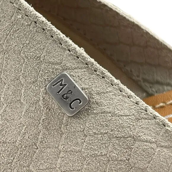 New! Musse And Cloud Women's Helen Textured Block Heel Mule Shoes Ice Size 6 NWT