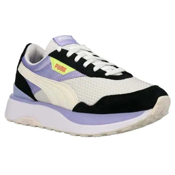 NEW Puma Cruise Rider Peony Lace Up Youth Girls Sneakers 6.5 Women's 8
