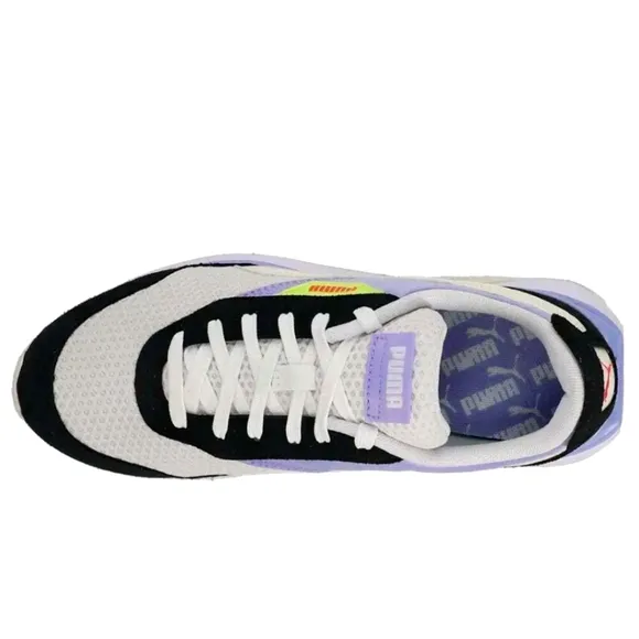 NEW Puma Cruise Rider Peony Lace Up Youth Girls Sneakers 6.5 Women's 8