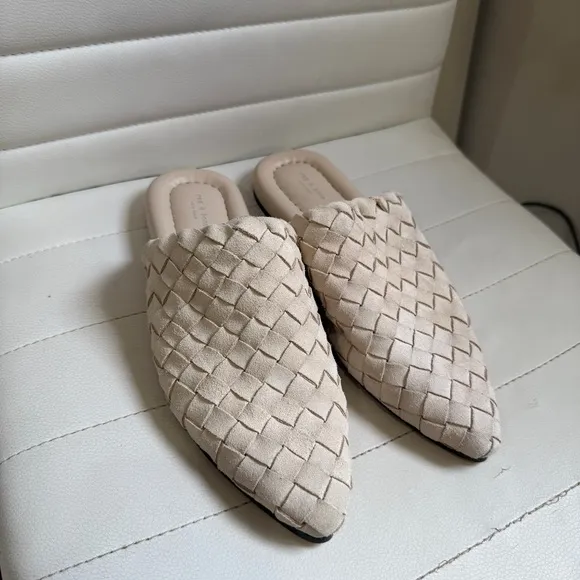 NEW Rag &amp; Bone Crochet Leather Mule Loafers