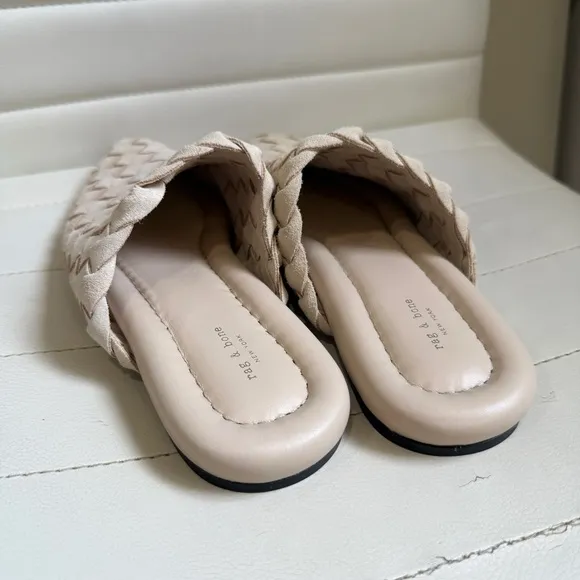 NEW Rag &amp; Bone Crochet Leather Mule Loafers
