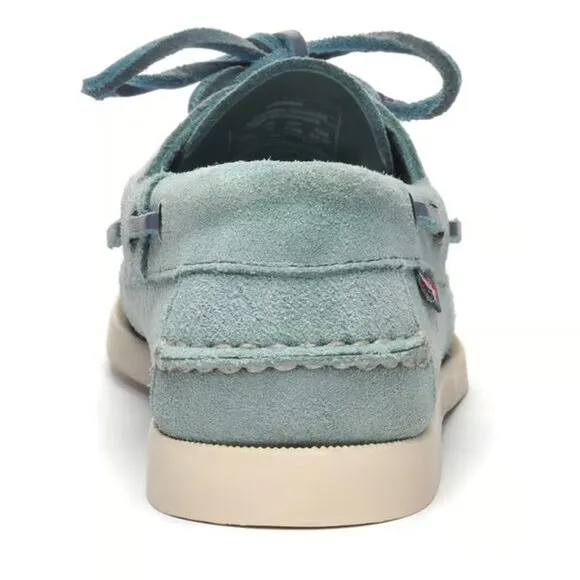 NEW  SEBAGO Suede Portland Roughout Shoes lichen green for women 663tn