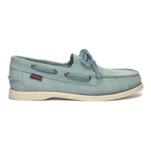 NEW  SEBAGO Suede Portland Roughout Shoes lichen green for women 663tn