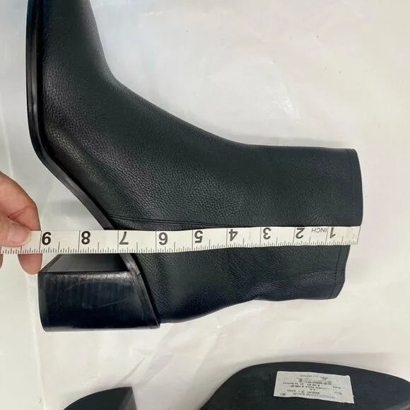 New Seychelles Desirable Bootie Boot Black Leather NWOB  Women’s 9.5 Pointy Toe