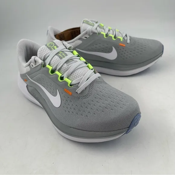 NIB! 👞 Nike Air Winflo 10 Grey White Lace-Up Low Top Running Shoes - Size 5.5 Y