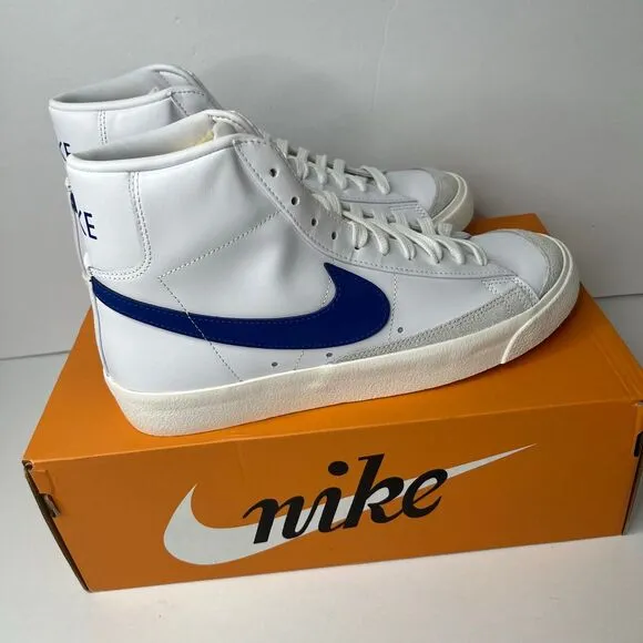 NIB Nike Blazer Mid 77 Vintage Racer Blue Ankle Shoes #369