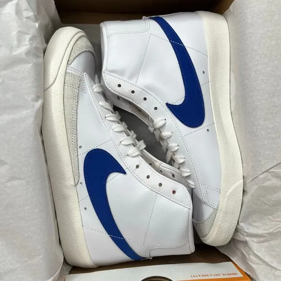 NIB Nike Blazer Mid 77 Vintage Racer Blue Ankle Shoes #369