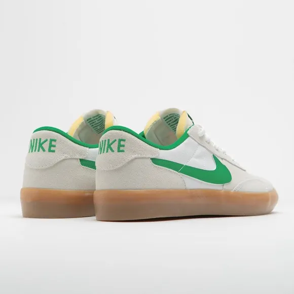 NIB Nike SB Heritage Vulc Shoes Lucky Green White Suede