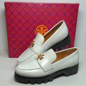 NIB Tory Burch Mini Everly Chunky platform loafer shoes womans 8.5