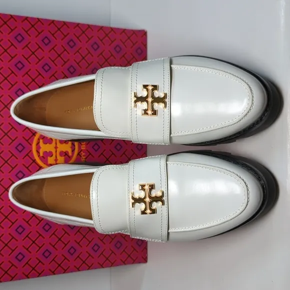 NIB Tory Burch Mini Everly Chunky platform loafer shoes womans 8.5