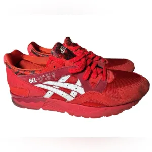 Nice ASICS Lyte V 5 Red Streetwear Running Shoes Men’s 10 H504K MINTY