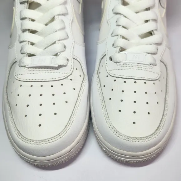 Nike Air Force 1 Kids White High-Top Sneakers Size 6 Big Boys Shoes