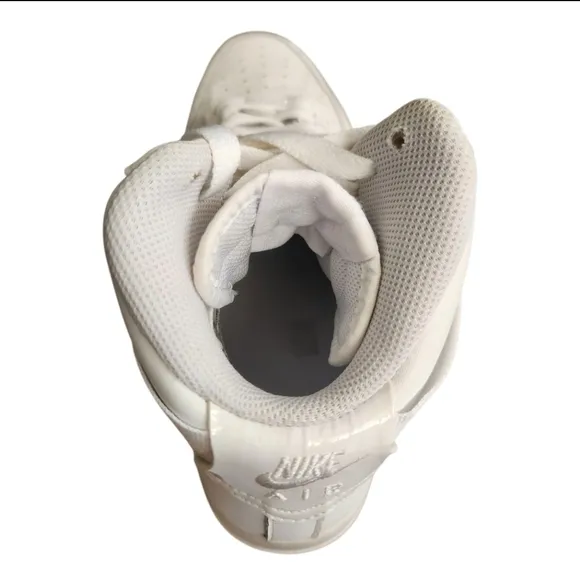 Nike Air Force 1 Kids White High-Top Sneakers Size 6 Big Boys Shoes