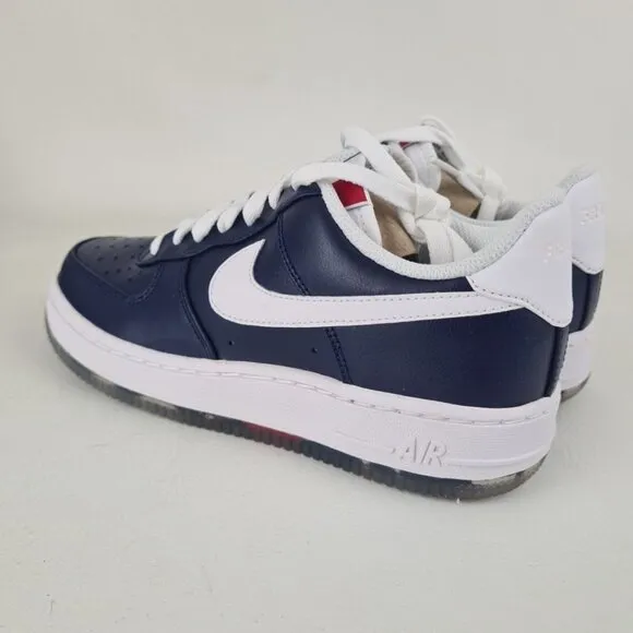 Nike Air Force 1 LE Navy  Leather Sneaker
