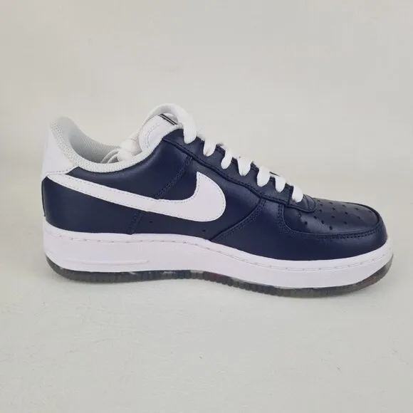 Nike Air Force 1 LE Navy  Leather Sneaker