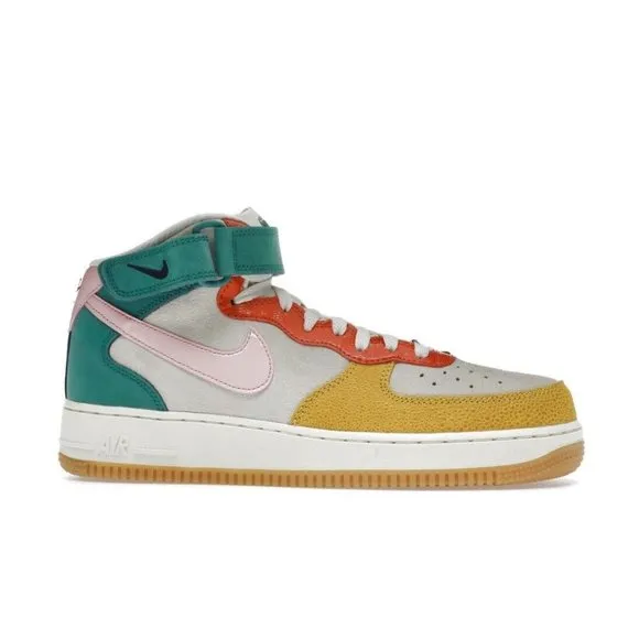 Nike Air Force 1 Mid Coconut Milk 2022 Gray Sneakers New Shoes Mens Size 12