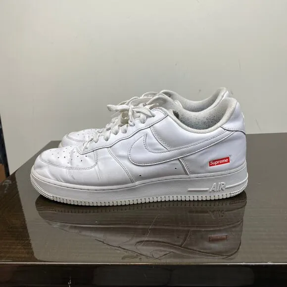 Nike Air Force 1 x Supreme Low Sneakers Shoes Men's 10.5  Streetwear