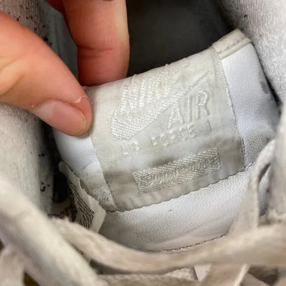 Nike Air Force 1 x Supreme Low Sneakers Shoes Men's 10.5  Streetwear